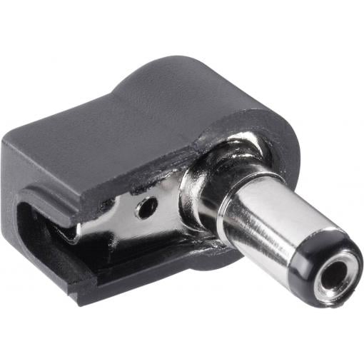 TRU COMPONENTS nízkonapěťový konektor zástrčka, zahnutá 5.5 mm 2.1 mm 1 ks