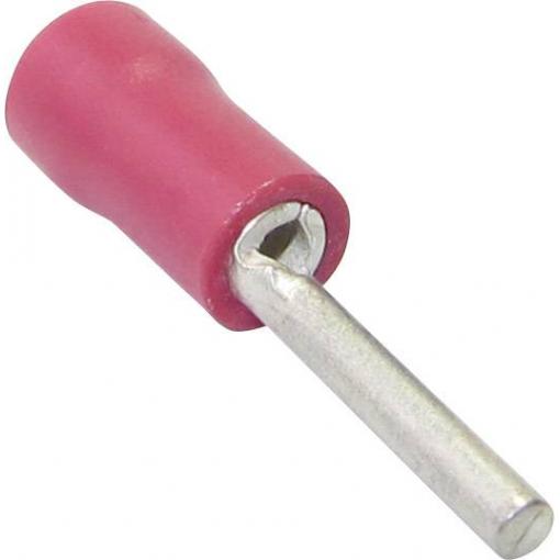 TRU COMPONENTS 1583027 kabelová koncovka 0.50 mm² 1.50 mm² částečná izolace červená 1 ks