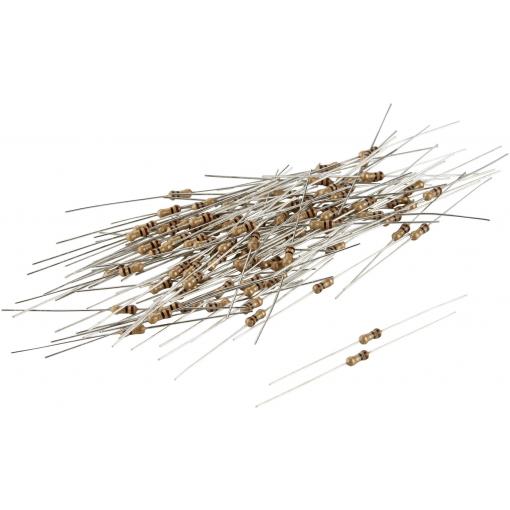 TRU COMPONENTS 1583628 TC-CFR0W4J0470KIT203 uhlíkový rezistor 47 Ω axiální 0207 0.25 W 5 % 100 ks Bag
