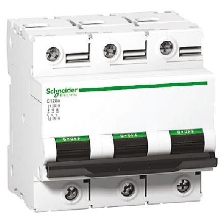 Schneider Electric Miniaturní jistič, rozsah: Acti9 C120 3pólový 80A vypínací výkon 15 kA, charakteristika: Typ C,