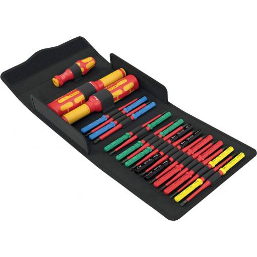 Wera Kraftform Kompakt VDE Safe-Torque Speed Set 1 sada výměnných bitů, křížový PH, křížový PZ, TORX, plochý, inbus, vnější šestihran, 05006633001