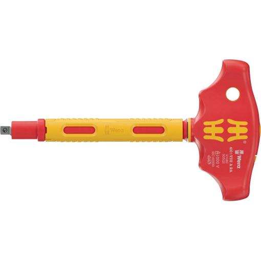 Wera 410 i VDE A RA VDE čtyřhranný šroubovák Délka klíče (palce): 1/4 palec Délka dříku: 130 mm