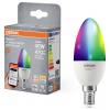 OSRAM HOMELIGHTING Smart+ bezdrátová LED lampa E27 14 W Energetická třída (EEK2021): F (A - G) RGBW