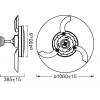 OSRAM HOMELIGHTING Retractable 1070 stropní ventilátor 66 W