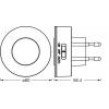 OSRAM HOMELIGHTING LUNETTA BACKLIGHT ELLIPSE 830 White 4099854444333 nástěnné světlo 0.31 W bílá