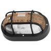 OSRAM HOMELIGHTING Bulkhead Essential Oval E27 Black 4058075845589 stropní svítidlo, nástěnné světlo černá