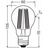 OSRAM HOMELIGHTING 4099854348075 LED Energetická třída (EEK2021) A (A - G) E27 7.2 W studená bílá 3 ks