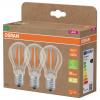 OSRAM HOMELIGHTING 4099854348037 LED Energetická třída (EEK2021) A (A - G) E27 7.2 W teplá bílá 3 ks