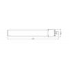 OSRAM HOMELIGHTING 4099854502514 LED trubice Energetická třída (EEK2021) E (A - G) G23 6 W denní bílá 1 ks