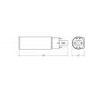 OSRAM HOMELIGHTING 4099854501777 LED trubice Energetická třída (EEK2021) E (A - G) G24q-1 6 W denní bílá 1 ks