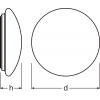OSRAM HOMELIGHTING Ceiling Essential 400mm 24W 6500K 4099854445453 venkovní nástěnné LED osvětlení 24.00 W bílá