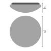 OSRAM HOMELIGHTING Ceiling Essential 250mm E27 4099854444609 venkovní nástěnné LED osvětlení bílá