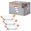 OSRAM HOMELIGHTING Downlight Slim Set 3 x 85mm 3000K 4099854445866 venkovní nástěnné LED osvětlení 4.50 W bílá