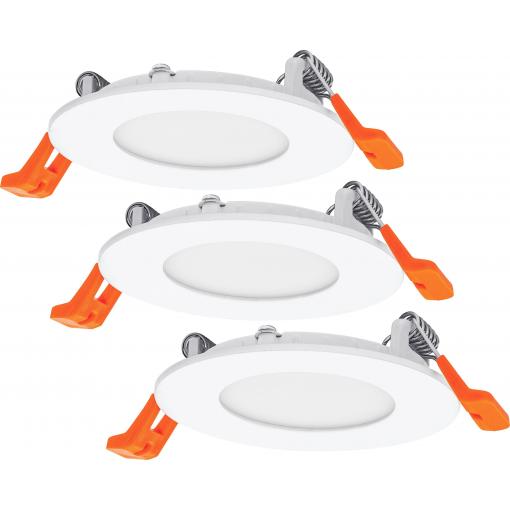 OSRAM HOMELIGHTING Downlight Slim Set 3 x 85mm 3000K 4099854445866 venkovní nástěnné LED osvětlení 4.50 W bílá