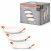 OSRAM HOMELIGHTING Downlight Slim Set 3 x 120mm 3000K 4099854445903 venkovní nástěnné LED osvětlení LED 8.00 W bílá
