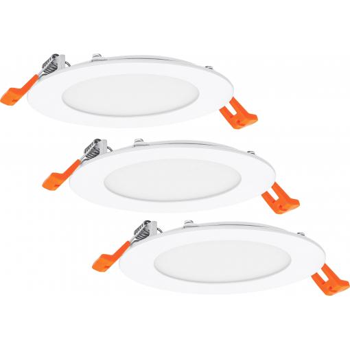 OSRAM HOMELIGHTING Downlight Slim Set 3 x 120mm 3000K 4099854445903 venkovní nástěnné LED osvětlení LED 8.00 W bílá