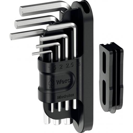 Wera Tool-Check Modular Winkelschlüssel 1 inbus sada klíčů 1.5 mm, 2 mm, 2.5 mm, 3 mm, 4 mm, 5 mm, 6 mm 7dílná