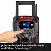 Einhell TE-CR 18 Li 3407995 Akumulátorové rádio, DAB+, FM, Bluetooth, AUX, USB, červená/černá