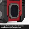 Einhell TE-CR 18 Li 3407995 Akumulátorové rádio, DAB+, FM, Bluetooth, AUX, USB, červená/černá