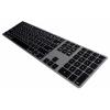 Matias FK318B Wired Aluminium Keyboard for Mac USB klávesnice US anglická, QWERTY, Mac Space Grau