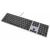Matias FK318B Wired Aluminium Keyboard for Mac USB klávesnice US anglická, QWERTY, Mac Space Grau