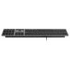 Matias FK318B-DE Wired Aluminium Keyboard for Mac USB klávesnice německá, QWERTZ, Macintosh vesmírná šedá