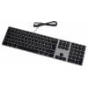 Matias FK318B-DE Wired Aluminium Keyboard for Mac USB klávesnice německá, QWERTZ, Macintosh vesmírná šedá