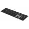 Matias FK318B-DE Wired Aluminium Keyboard for Mac USB klávesnice německá, QWERTZ, Macintosh vesmírná šedá
