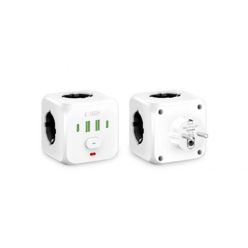 Zásuvka rozbočovací TECHPROTEC PCL3X4