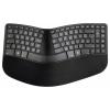 Matias FK413PCD-DE Sculpted Ergonomic Rechargeable Keyboard bezdrátový klávesnice německá, QWERTZ černá ergonomická