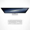 Matias FK302-DE Tactile Pro USB klávesnice německá, QWERTZ, Macintosh bílá USB hub, odnímatelný kabel