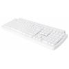 Matias FK302-DE Tactile Pro USB klávesnice německá, QWERTZ, Macintosh bílá USB hub, odnímatelný kabel