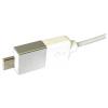 Matias FK302-DE Tactile Pro USB klávesnice německá, QWERTZ, Macintosh bílá USB hub, odnímatelný kabel