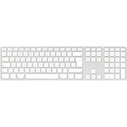 Matias FK418DCS-DE Wireless USB-C® Aluminum Keyboard for Mac bezdrátový klávesnice německá, QWERTZ, Macintosh stříbrná