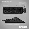 Incase Wired Desktop 600 (Tastatur & Maus) kabelový sada klávesnice a myše Tiché klávesy německá, QWERTZ černá