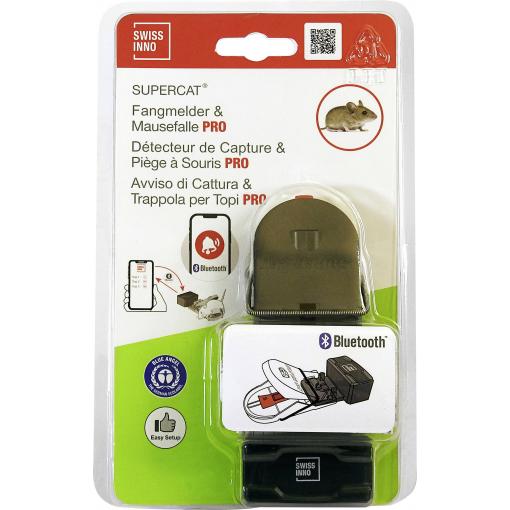 Swissinno Fangmelder Connect + SuperCat Mausefalle Pro, 1 623 001, past na myši 1 ks