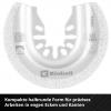Einhell 708086 Sägeblatt halbrund DIA, 65mm diamant #####Sägeblatt 65 mm 65 mm 1 ks