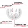 Einhell 708086 Sägeblatt halbrund DIA, 65mm diamant #####Sägeblatt 65 mm 65 mm 1 ks