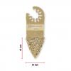 Einhell 708073 Fingerraspel HM, 34mm chrom-vanadová ocel, HCS rašple 34 mm 1 ks