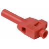 VOLTCRAFT MP-4 Laboratorní konektor se svorkovým připojením zástrčka, rovná Ø pin: 4 mm červená 1 ks Bulk