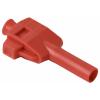 VOLTCRAFT MP-4 Laboratorní konektor se svorkovým připojením zástrčka, rovná Ø pin: 4 mm červená 1 ks Bulk