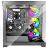 Xilence Gleam midi tower PC skříň černá boční okno
