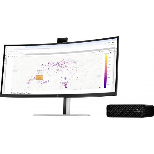 HP Workstation Mini PC Z2 Mini G1i Intel® Core™ Ultra 7 (Series 2) 265 16 GB RAM 512 GB SSD Nvidia RTX™ A400 A40LRET