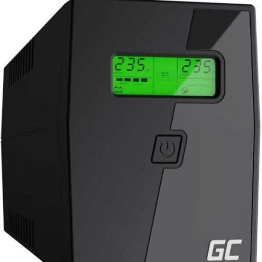 Záložní zdroj UPS Green Cell 600 VA / 360 W, 7 Ah, Line-interactive