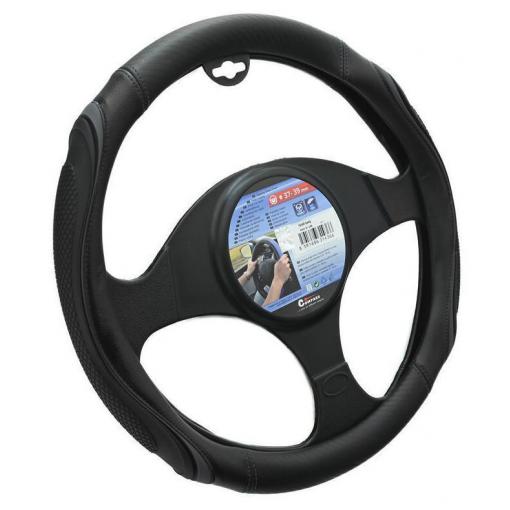 Potah volantu TEAR šedý, 37–39 cm