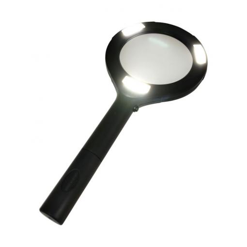 Lupa s LED osvětlením Trixline TR-350M, 3× zoom, 6400K