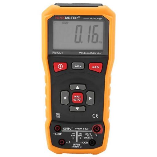 Generátor a kalibrátor 0-10V /0-24mA Peakmeter PM7221