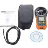 Anemometr PeakMeter PM6252B, měření rychlosti větru a vlhkosti, USB