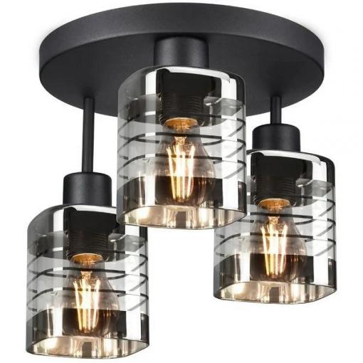 Stropní svítidlo, závěsné LED lustr pro 3x E27