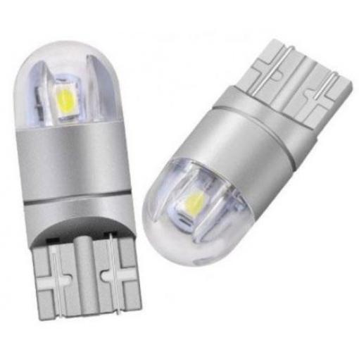LED žárovka T10 10-30V bílá, 2× SMD3030, 0,9 W